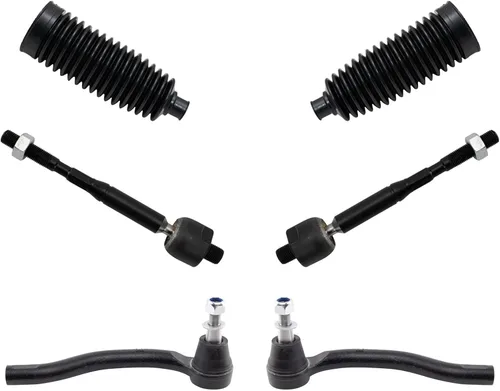 Vista 264 de TRQ Kit de dirección delantera con barra de acoplamiento de fuelle de piñón y cremallera compatible con Toyota Echo 2000-2005