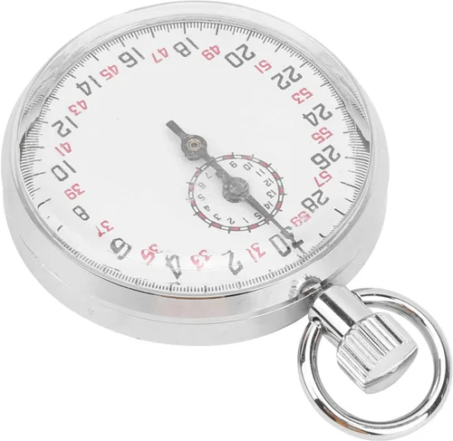 Vista 5 de CHICIRIS Durable Metal Stopwatch with Large Dial Display, Portable Running Timer for Sports Training, Great for Ed Teachers