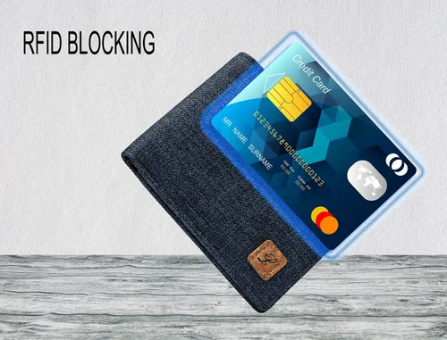 Vista 39 de Lanyani Carteras RFID Bifold Simple