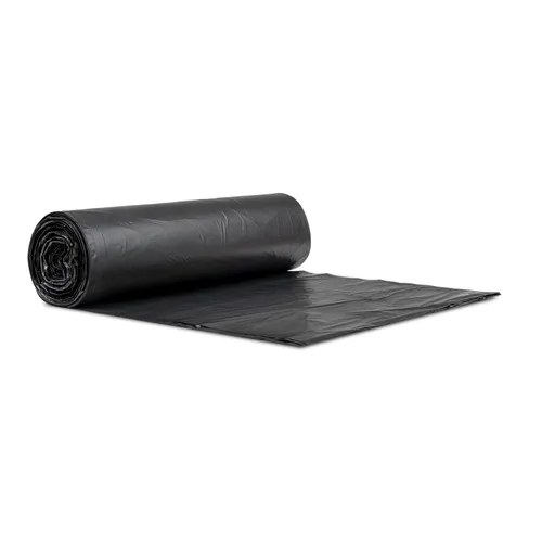 Vista 3 de Inteplast Group Valu-Plus HDPE. Star Seal. Revestimiento para bote de basura, Negro, 150