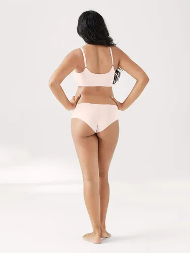 Vista 2 de True & Co - Brasier True Body con tirantes ajustables y cuello redondo para mujer