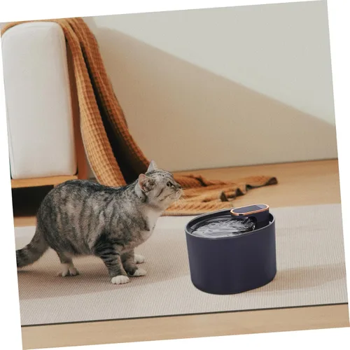 Vista 9 de Alimentador de agua eléctrico automático para mascotas, fuente de consumición para perros y gatos, con filtro, operación silenciosa, luz LED