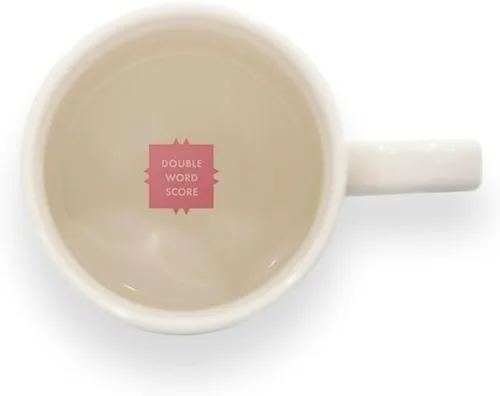 Vista 3 de SCRABBLE Taza de café con azulejos de cerámica vintage con letra "Y