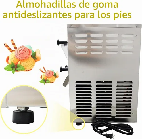 Vista 6 de Rendimiento completamente automático comercial de escritorio de la máquina de helado duro alto