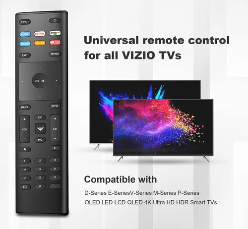 Vista 2 de para control remoto Vizio Smart-TV, compatible con VIZIO Smart TV