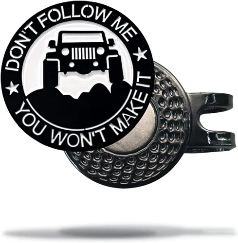 Vista 23 de MULLIGAN HOOLIGAN® Marcador de pelota de golf + clip magnético para sombrero Esmalte de alta calidad Regalo divertido para los amantes del golf