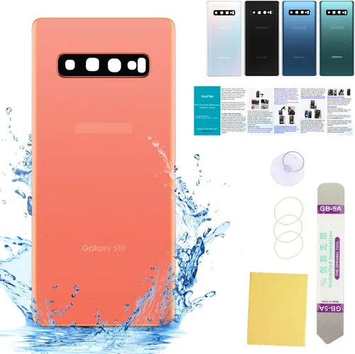 Vista 108 de Compatible con Samsung Galaxy Note 8 - Carcasa trasera de repuesto de cristal de 6.3 pulgadas, SM-N950, todos los portadores con manual de Negro