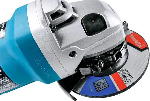 Vista 5 de Makita Paquete de 5 muelas abrasivas de 4.5 pulgadas para amoladoras - Rectificado agresivo para metal - 4-1/2 x 1/4 x 7/8 pulgadas