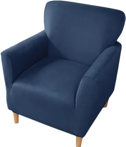 Vista 13 de XMAYODS Funda elástica para silla de club, fundas para silla de bañera, funda suave para sillón, protector de muebles extraíble, funda para silla