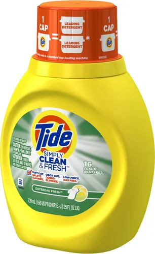 Vista 2 de Tide Hec Simply Clean and Fresh Daybreak - Detergente líquido para ropa, 25 onzas