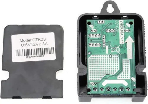 Vista 9 de Nikou Controlador de carga solar, 6V/12V 3A controlador solar PWM, controladores de panel solar con indicador LED, regulador inteligente de energía