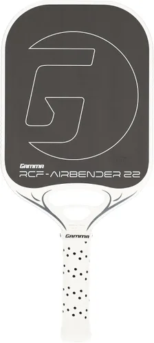 Vista 10 de GAMMA RCF Airbender - Paleta de pickleball, fibra de carbono cruda, sistema de peso de mango personalizable y garganta abierta aerodinámica