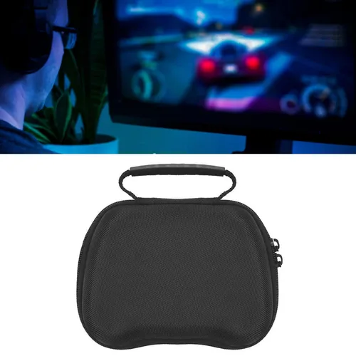 Vista 2 de Gamepad Stroage Bag, Carrying Case Travel Storage Bag for , for , for , for Pro and More, Shockproof Game Controller Hard Carrying Case video game
