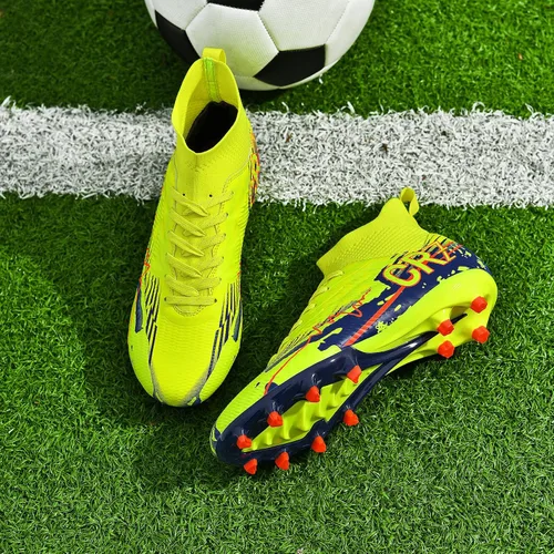 Vista 5 de Tacos de fútbol para hombre y mujer, zapatos de fútbol de interior para jóvenes, AG TF, botas de fútbol unisex