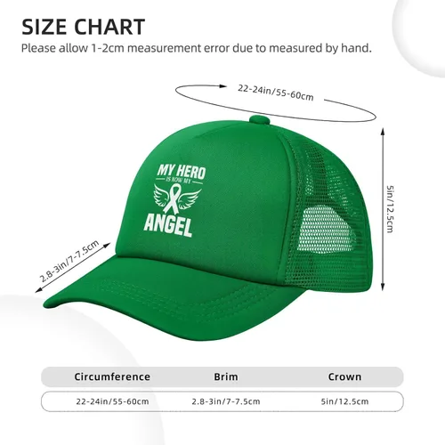 Vista 4 de My Hero is Now My Angel Cap Fashion Trucker Baseball Hat Unisex