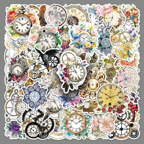 Vista 8 de 50 calcomanías vintage de poción C1-vintage Potion Stickers