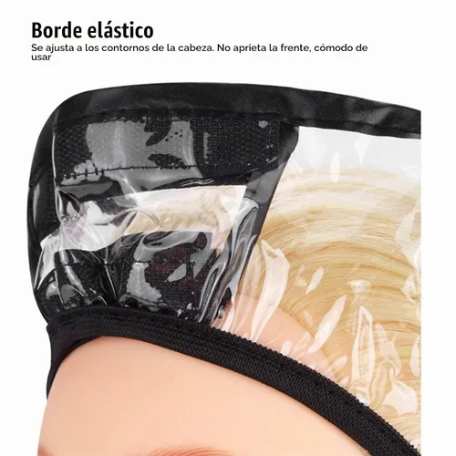 Vista 4 de Embudo de cabello para lavar el cabello, embudo de champú para el cabello, embudo para lavado en posición vertical, accesorio de plástico adecuado