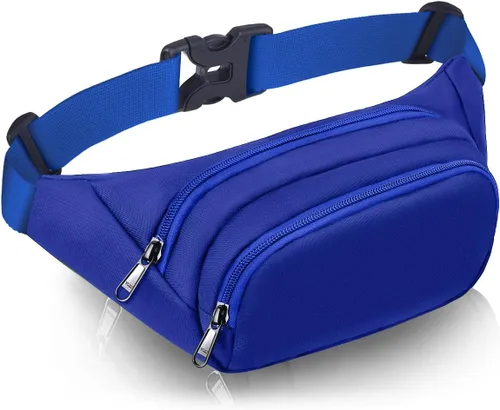 Vista 22 de Riñonera grande para mujeres y hombres – Riñonera Syican con 3 bolsillos con cremallera, regalos para disfrutar de deportes, viajes, entrenamiento
