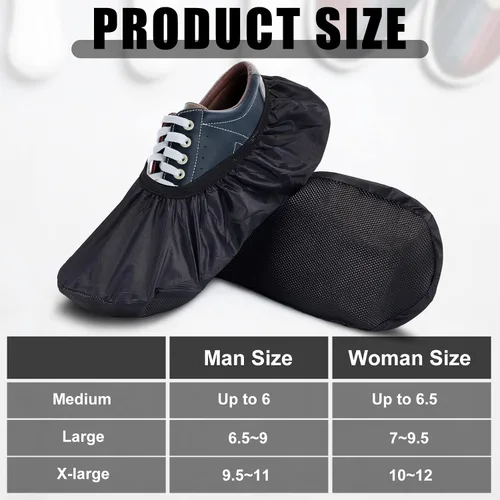Vista 3 de Geyoga 2 Pcs Bowling Shoe Covers Protector