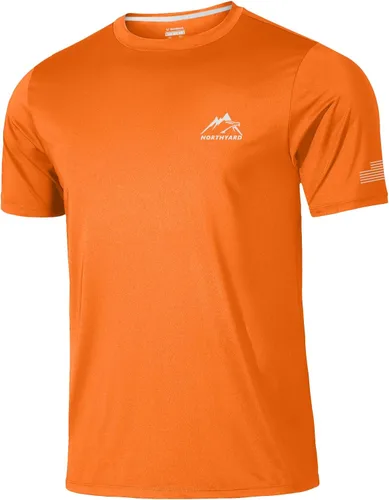 Vista 9 de NORTHYARD Camisetas de entrenamiento para correr para hombre, secado rápido Verde Armada (ArmyGreen)