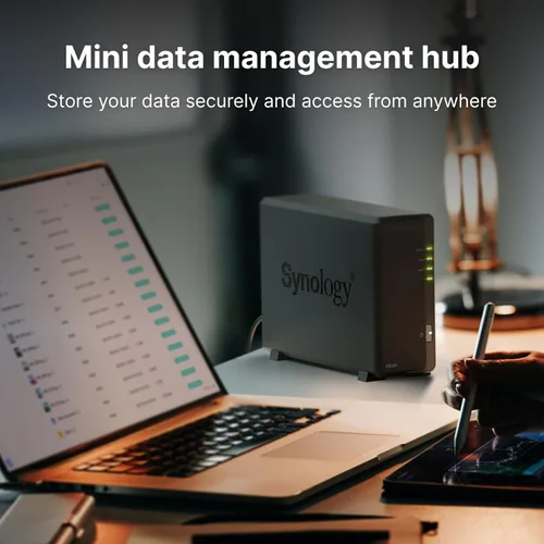 Vista 2 de Synology DiskStation DS124 de 1 bahía (sin disco)
