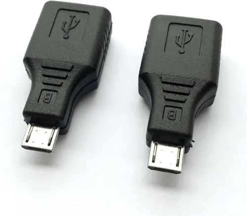 Vista 2 de Ksmile® adaptador USB 2.0 de hembra a macho de 5 micro pines/micro USB macho a USB hembra para Samusung S7 S6 Edge S4 S3 Android o smartphones