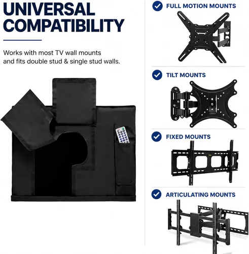 Vista 3 de TV Cover Compatible with LG UHD Series 55UM7300PUA
