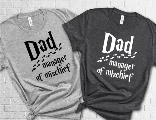 Vista 5 de Dad Manager of Mischief Shirt, Mischief Managed T-shirt Sweatshirt Hoodie for Dad, Mischief Family Matching Shirt, Matching Lover Sweatshirt, New