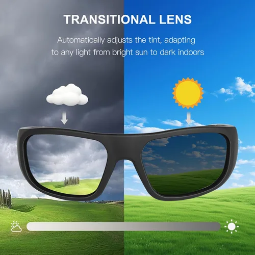 Vista 5 de OhO sunshine Lentes inteligentes, lentes de sol polarizados con altavoz Bluetooth, protección UV atlética/exterior y control de voz