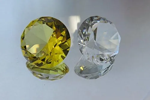 Vista 6 de Piedras de nacimiento pisapapeles cristal diamante 2.362 in arte de cristal