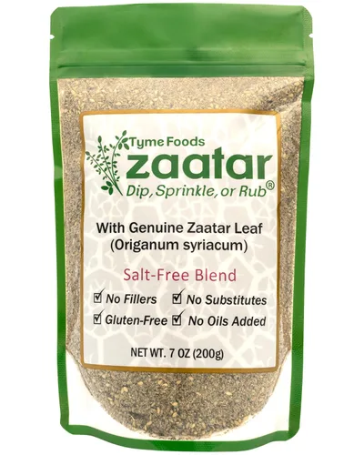 Vista 7 de Mezcla de especias Zaatar con hierba auténtica Zatar (Hyssop - Origanum syriacum) – Condimento Zaatar sin gluten