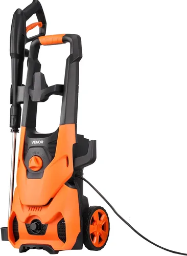 Vista 9 de VEVOR Lavadora a presión eléctrica, máximo 4200 PSI 2.8 GPM, limpiador de alta potencia con cañón de espuma y 4 boquillas para calzadas