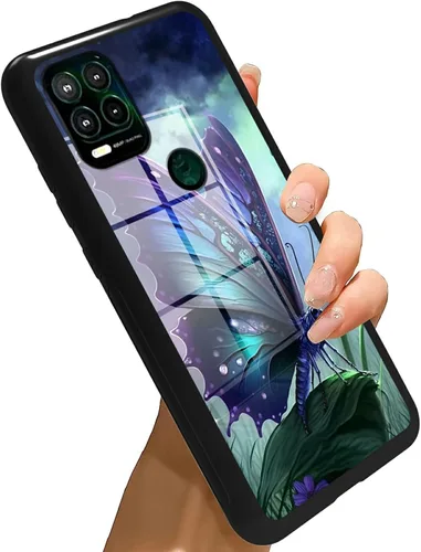 Vista 379 de Funda para Motorola Moto G Stylus 5G 2021 de vidrio templado, funda negra con diseño de mujer negra africana para mujeres y hombres, antiarañazos, a