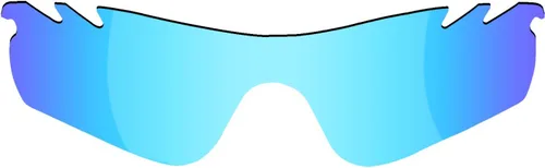 Vista 2 de Fiskr Lentes polarizadas de repuesto compatibles con gafas de sol Oakley RadarLock Path Vented OO9181 Azul