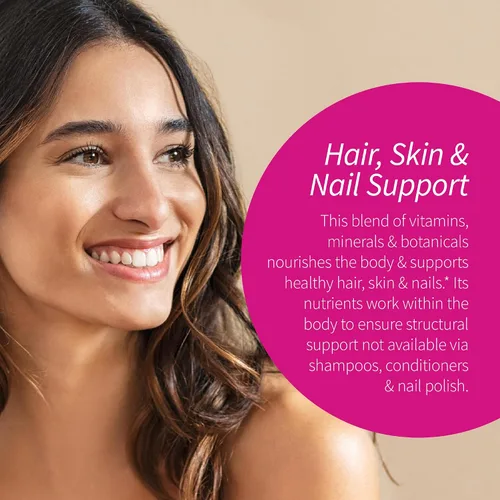 Vista 4 de Applied Nutrition Fórmula de belleza para cabello y uñas más larga y fuerte Cabello y uñas saludables Biotina + sílice + Gotu Kola Suplemento