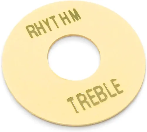 Vista 6 de Placa de anillo de palanca de interruptor de ritmo dorado compatible con Gibson Les Paul SG Guitar SWR10-BLK