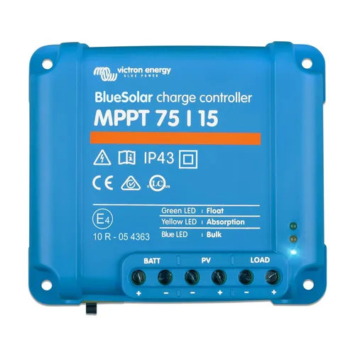 Vista 12 de Victron Energy BlueSolar MPPT Controlador de carga solar - Controladores de carga para paneles solares - 100V, 20 amperios, 48 voltios