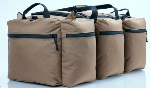 Vista 29 de Bolsa de lona militar grande de 100 L, bolsa de lona para despliegue, equipo deportivo, bolsa de equipaje de viaje con correas desmontables para AT