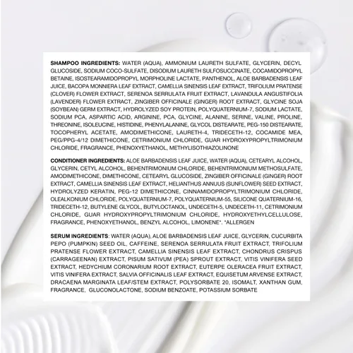 Vista 3 de ZENAGEN Revolve - Kit de trío para mujer Champú + acondicionador + densificador para cabello fino y visiblemente adelgazante, apoya la fuerza