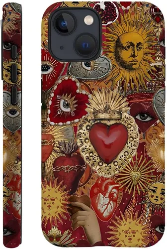 Vista 18 de Funda compatible con iPhone 11, resistente a arañazos, funda híbrida de 2 capas con carcasa dura, diseño de cocoteros de playa de verano