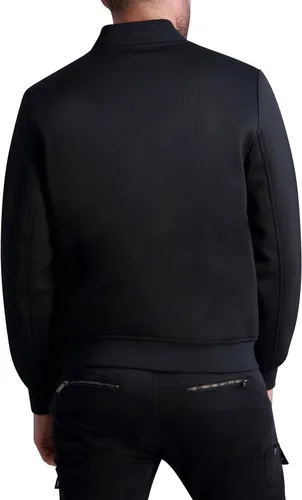 Vista 3 de Karl Lagerfeld Paris Men's Textured Bomber Jacket