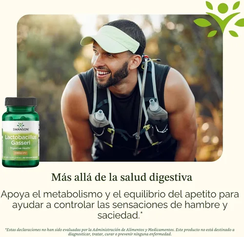 Vista 5 de Swanson Lactobacillus Gasseri 3 millones de UFC, 60 cápsulas Drcaps vegetarianas.