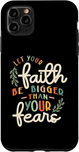 Vista 13 de Faith Over Fear Vintage Inspire Christian Design Case for iPhone 17