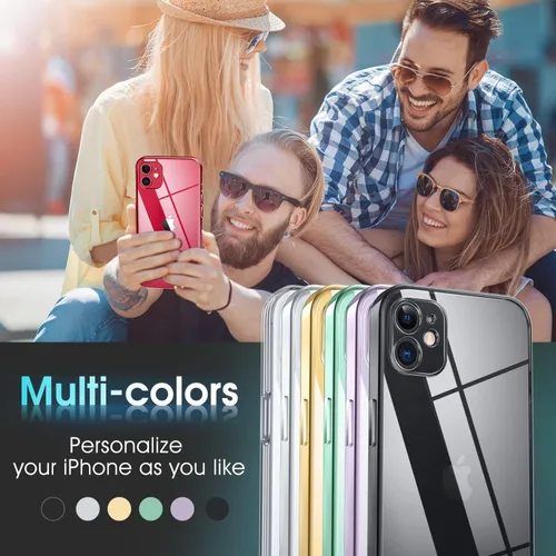 Vista 48 de Supdeal Funda cristalina transparente para iPhone 11, [No se amarillea] [Protección de la cámara] [Probado contra caídas de grado militar] Funda