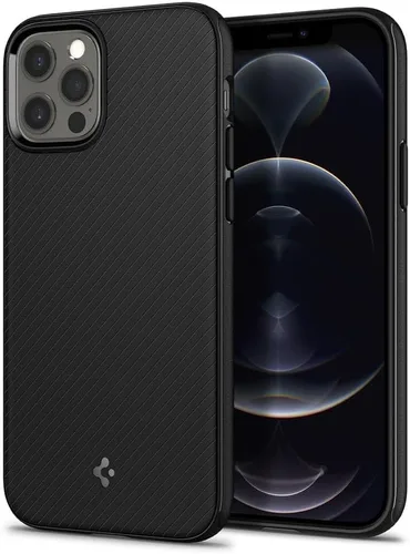 Vista 3 de Spigen - Carcasa rígida para iPhone 12 (2020), carcasa diseñada para iPhone 12 Pro (2020) - Edición para padres