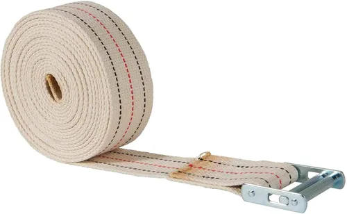 Vista 7 de Mytee Products Paquete de 2 correas móviles de piano de 2 pulgadas x 20 pies con hebilla de rodillo, hecha de correas de algodón