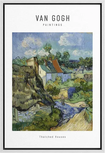 Vista 59 de SIGNWIN Lienzo enmarcado para pared, diseño de Vincent Van Gogh, un par de amantes, naturaleza, ilustraciones de área silvestre, bellas artes