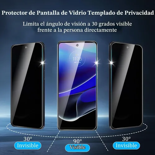 Vista 7 de Protector de pantalla de privacidad para Motorola Moto G Stylus 5G