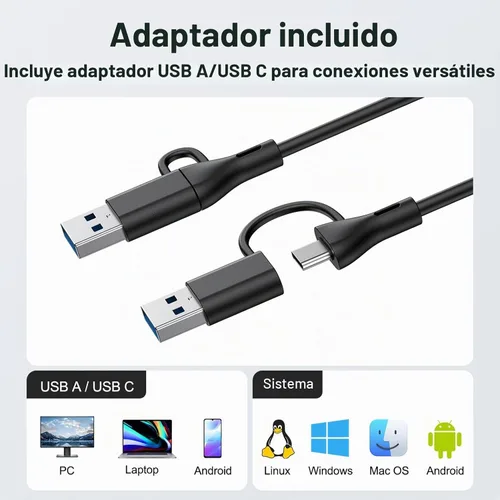 Vista 5 de INGA Altavoces de computadora para PC de escritorio, barra de altavoz de monitor USB con clip, altavoces de escritorio con cable con sonido estéreo
