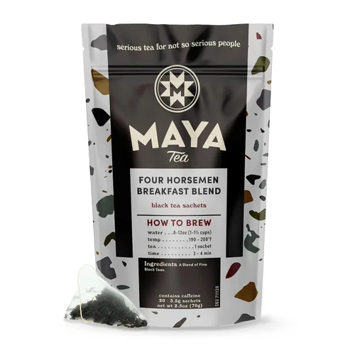Vista 12 de Maya Tea Bolsas de té de hierbas Citrus Hibiscus, todo natural, sin cafeína, paquete de 20